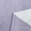 Gray Brushed Knitting Flannel Coat Autumn Fabric Cloth